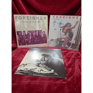 Classic Rock Vinyl Lot – Foreigner Head Games & Double Vision + Billy Joel